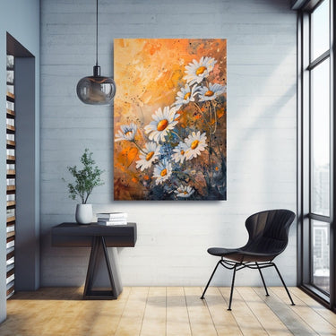 Peinture De Fleur Marguerite